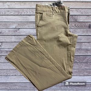 Mossimo Supply Co Khaki Pants Junior Women Size 15 Bootcut